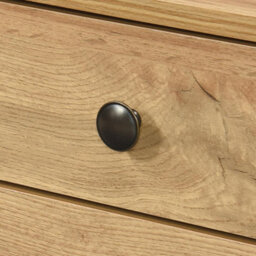 Swish Furniture Alva 3 Drawer Oak Bedside Chest Of Drawers Cabinet Nightstand - thumbnail 5