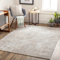 Livabliss Allegro-Abstract Beige Grey Modern Marble Living Dining Bedroom Rug 200 X 275 Cm Easy Care, Non Shedding - thumbnail 1
