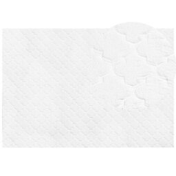 Beliani Faux Fur Rug Gharo White 160 X 230 Cm - thumbnail 1