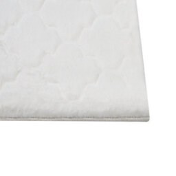 Beliani Faux Fur Rug Gharo White 160 X 230 Cm - thumbnail 7