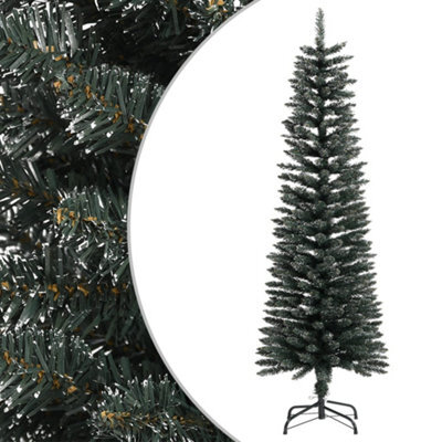 Berkfield Artificial Slim Christmas Tree With Stand Green 150 Cm Pvc - image 1