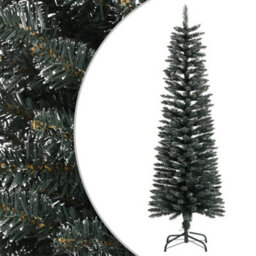 Berkfield Artificial Slim Christmas Tree With Stand Green 150 Cm Pvc