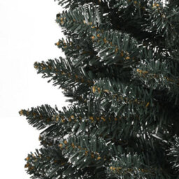 Berkfield Artificial Slim Christmas Tree With Stand Green 150 Cm Pvc - thumbnail 5
