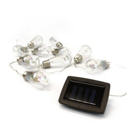 Gardenwize 2 Metre Solar Powered Led Tubular Bulb String Light Fence Wall Decking Patio - thumbnail 5