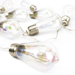 Gardenwize 2 Metre Solar Powered Led Tubular Bulb String Light Fence Wall Decking Patio - thumbnail 4