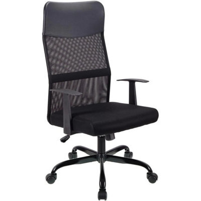 Mesh Office Chair Adjustable With Arm Rests & Head Support - image 1