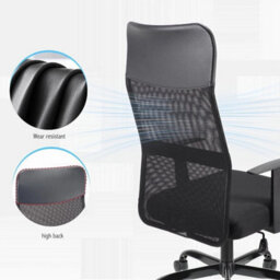 Mesh Office Chair  Adjustable With Arm Rests & Head Support - thumbnail 5