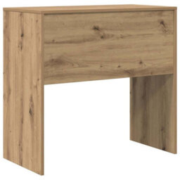Berkfield Writing Desk Artisan Oak Engineered Wood 80 X 40 X 76 Cm - thumbnail 6