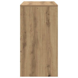 Berkfield Writing Desk Artisan Oak Engineered Wood 80 X 40 X 76 Cm - thumbnail 5