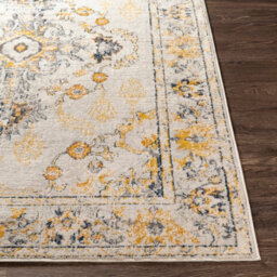 Livabliss Floransa-Vintage Beige Grey Blue Yellow Traditional Boho Living Dining Bedroom Rug 80 X 220 Cm Easy Care, Non Shedding - thumbnail 5