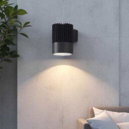 Ultra Beam Lighting Ultrabeam Black 20 Watt Exterior Wall Downlight - Ip65 Rated - 3000K Warm White - 170mm Tall - 1600 Lumens - thumbnail 4