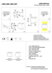 Ultra Beam Lighting Ultrabeam Black 20 Watt Exterior Wall Downlight - Ip65 Rated - 3000K Warm White - 170mm Tall - 1600 Lumens - thumbnail 6