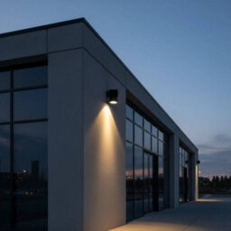 Ultra Beam Lighting Ultrabeam Black 20 Watt Exterior Wall Downlight - Ip65 Rated - 3000K Warm White - 170mm Tall - 1600 Lumens - thumbnail 3