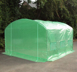 Crocodile Trading 4M X 3.5M + Ground Anchor Kit (13' X 11.5' Approx) Pro Max Green Poly Tunnel - thumbnail 9