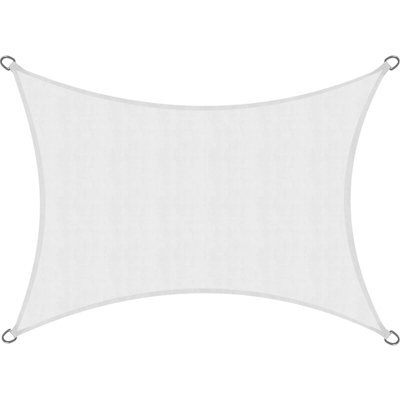 White 2Mx3M Shade Sail For Garden - image 1