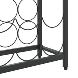 Vidaxl Wine Rack For 27 Bottles Black 34X18X100 Cm Wrought Iron Wine Racks - thumbnail 6