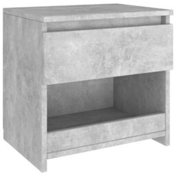 Vidaxl Bedside Cabinets 2 Pcs Concrete Grey 40X30X39 Cm Engineered Wood - thumbnail 4