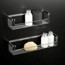 Cosmic Shower Caddy, Shower Basket, 40Cm, Big Capacity,  Silver, Anti-Corrosion, Architect S+ Collection - thumbnail 4