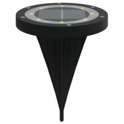 Walplus Solar Ground Lights With Ground Spikes Outdoor 12 Pcs Warm White - thumbnail 4