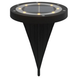 Walplus Solar Ground Lights With Ground Spikes Outdoor 12 Pcs Warm White - thumbnail 3