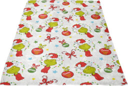 istyle mode The Grinch Dr Seuss Fleece Blanket Christmas Throw, 100 X 150 Cm - thumbnail 2