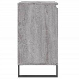 Vidaxl Bathroom Cabinet Grey Sonoma 58X33X60 Cm Engineered Wood - thumbnail 6