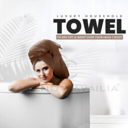 Gc Gaveno Cavailia 2Pk Miami Bath Towel 70X125 Camel 700 Gsm Quick Drying & Super Absorbent Bath Towel Set - thumbnail 5