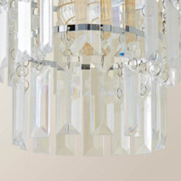 Valuelights Kelsks Clear Jewel Droplet Ceiling Lamp Shade - thumbnail 5