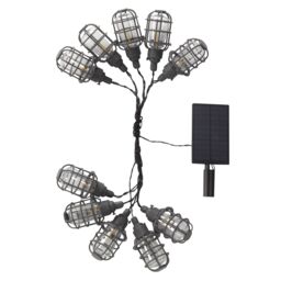 Smart Solar Anglia Solar-Powered Warm White 10 Led Outdoor String Lights - thumbnail 2