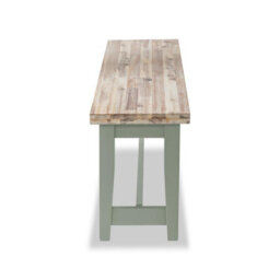 Statement Furniture Florence Solid Acacia Hardwood Dining Bench 140Cm - Sage Green - thumbnail 3