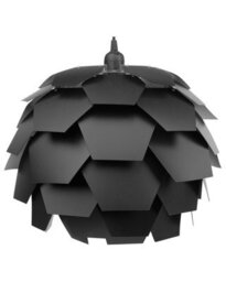 Wyld And Coco Nordicglow Pendant Lamp Black Plastic Pine-Cone Globe Shade, W60 X D60 X H180Cm - thumbnail 3