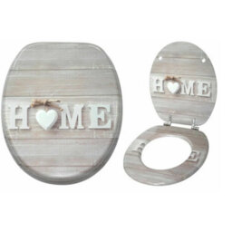 OPTIMAL PRODUCTS New Mdf Soft Slow Close Home Design Toilet Seat Printed Seat Strong Stainless Steel Hinges - thumbnail 2