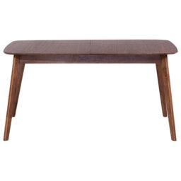 Beliani Extending Dining Table Madox Dark Walnut 150/190 Cm 90 Cm - thumbnail 8