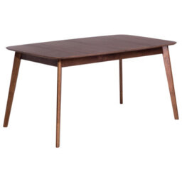 Beliani Extending Dining Table Madox Dark Walnut 150/190 Cm 90 Cm - thumbnail 5