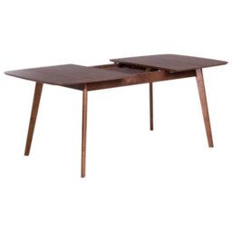 Beliani Extending Dining Table Madox Dark Walnut 150/190 Cm 90 Cm - thumbnail 6