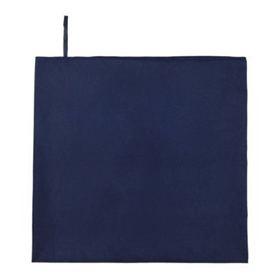 Sols Atoll 100 Microfibre Bath Sheet French Navy (One Size) - image 1