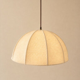CGC Interiors Alessia Oatmeal Linen 50Cm Dome Lampshade Hand Made Easy Fit - thumbnail 2