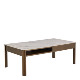 Furniture To Go Southampton Rectangular Coffee Table 1 Drawer 1 Shelf  In Cream Ceramic - thumbnail 3