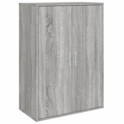 Berkfield Sideboards 2 Pcs Grey Sonoma 60X31X84 Cm Engineered Wood - thumbnail 4