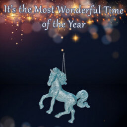 Christmas Tree Decoration Hanging Unicorn Ornament X 1 13Cm Ice Blue - thumbnail 3