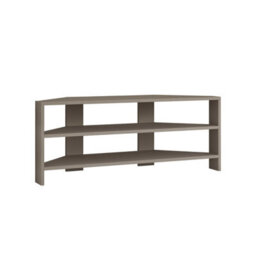 Decortie Thales Corner Modern Tv Unit Multimedia Centre Mocha Grey 110Cm - thumbnail 2