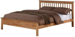 Save On Goods UK 3Ft Single Oak Finish Colour Wood Bed Frame.shaker,wooden. Bedstead. Low Foot End Board - thumbnail 2