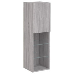 Vidaxl Tv Cabinet With Led Lights Grey Sonoma 30.5X30X102 Cm - thumbnail 7