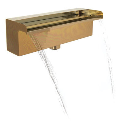 Primrose Copper Effect Stainless Steel Blade Water Feature Cascade 45Cm - image 1