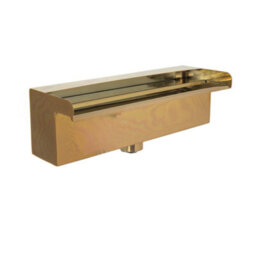 Primrose Copper Effect Stainless Steel Blade Water Feature Cascade 45Cm - thumbnail 2