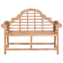 Berkfield Garden Bench 127X58.5X92.5 Cm Solid Wood Teak - thumbnail 2