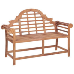 Berkfield Garden Bench 127X58.5X92.5 Cm Solid Wood Teak - thumbnail 1