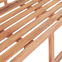 Berkfield Garden Bench 127X58.5X92.5 Cm Solid Wood Teak - thumbnail 7