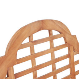 Berkfield Garden Bench 127X58.5X92.5 Cm Solid Wood Teak - thumbnail 6