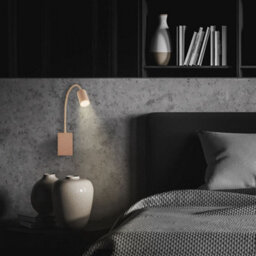 Briloner Reading Wall Light Beige 2W 150Lm 3000K Rechargeable Lamp Stick On Dimmer Adjustable - thumbnail 8